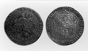 Surmoulage du revers d'une médaille de Charles de France, duc de Guyenne (de 1469 à 1472) et frère de Louis XI : le duc trônant, image 5/6