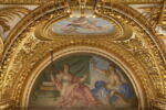 Plafond : Salle des Antonins - La Justice et l'Abondance, au dessus de la corniche, côté est au centre, image 2/5