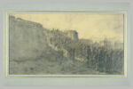 Soldats s'avançant dans des fortifications, lors du siège de Rome, image 2/2