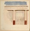 Vue du décor de la Maison de Castor et Pollux à Pompei, image 1/2