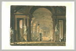 Vue de la salle des cariatides au Louvre, image 2/2