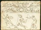 Trois compositions en frise avec des personnages à l'antique, image 1/2
