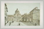 Le Palais du Luxembourg vu de la rue de Tournon, image 2/2