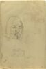 Portrait d'une polynésienne ; addition ; décharge du folio 10, image 1/2