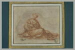 La Vierge assise tenant l'Enfant sur ses genoux, image 2/2