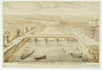 Vue du pont du Louvre achevé en 1688, image 3/3
