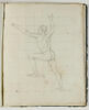 Homme nu, un pied sur un degré, étude pour 'Léonidas aux Thermopyles', image 1/3