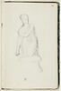 Femme drapée, agenouillée, étude de statue, image 1/2