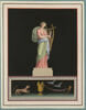 Femme jouant de la lyre, dans le soubassement : un tigre et des pigeons, image 1/2