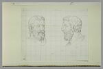 Deux têtes de philosophe antique Pittacus, image 2/2