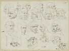 Vingt têtes d'artistes italiens de la Renaissance, image 1/2