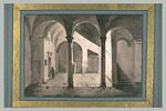 Vue intérieure d'un palais voisin de l'église Sant' Andrea Della Valle, image 2/2