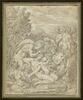 Vénus, avec l'Amour, couronnée par un satyre, en présence des trois Grâces et de l'Abondance, image 2/2