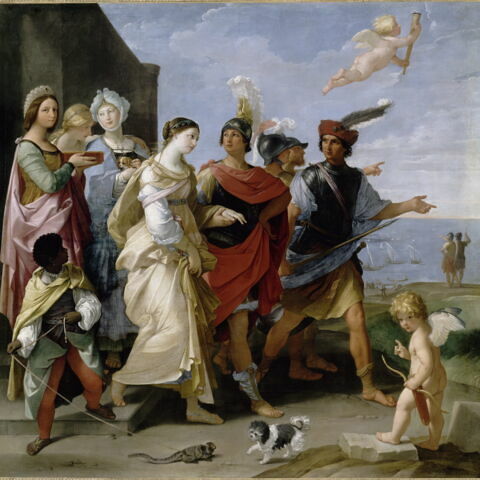 Déjanire enlevée par le centaure Nessus - Louvre site des