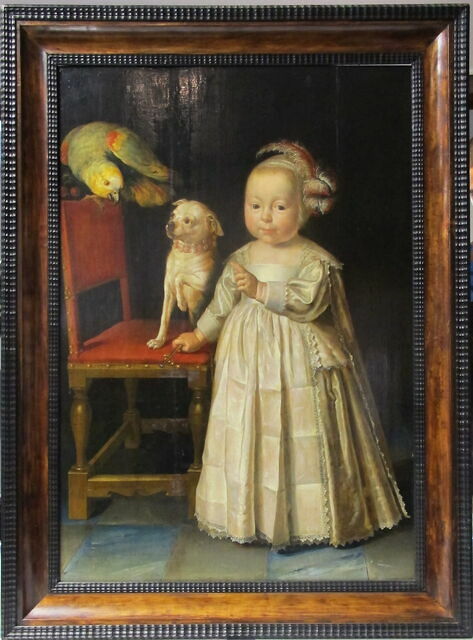 Petite fille au chien - Louvre site des collections