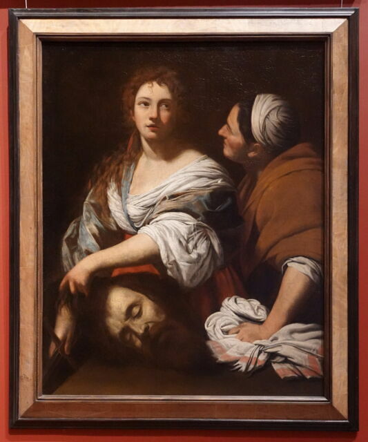 Judith et la tête d'Holopherne par Carlo Saraceni Photo Stock - Alamy