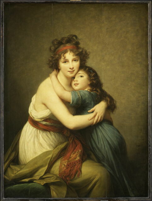 Madame Vigée-Le Brun et sa fille, Jeanne-Lucie-Louise, dite Julie