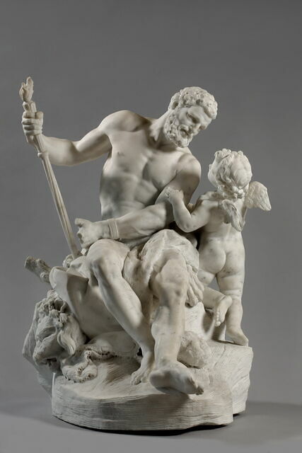 Hercule enchaîné par l'Amour - Louvre site des collections