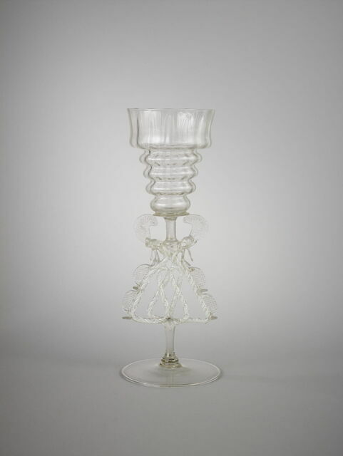 Flacon En Verre Ancien émaillé Avec Serpents Et Éskulape - Vers 1860-1870 - Occasion