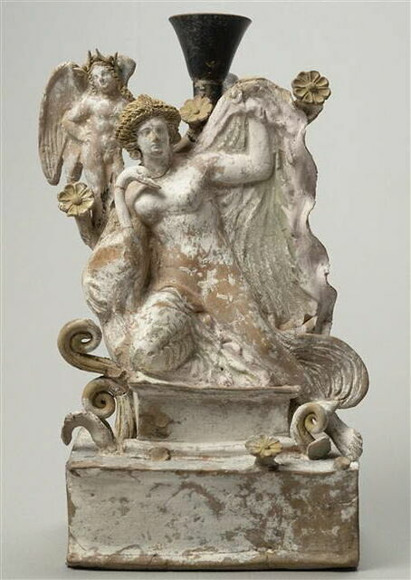 lécythe ; vase plastique