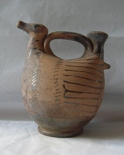 vase plastique ; askos