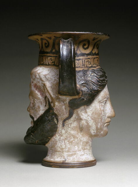 vase plastique ; canthare