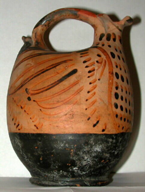vase plastique ; askos