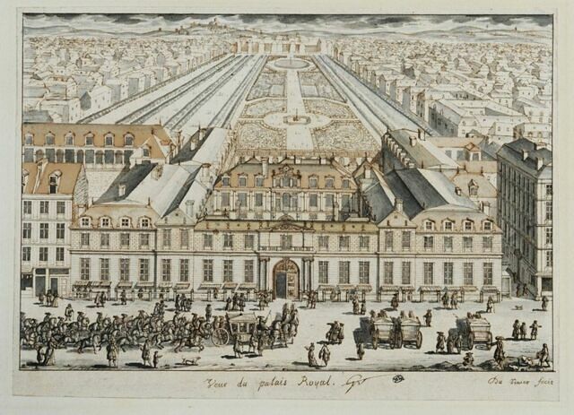 Vue du Palais Royal - Louvre Collections