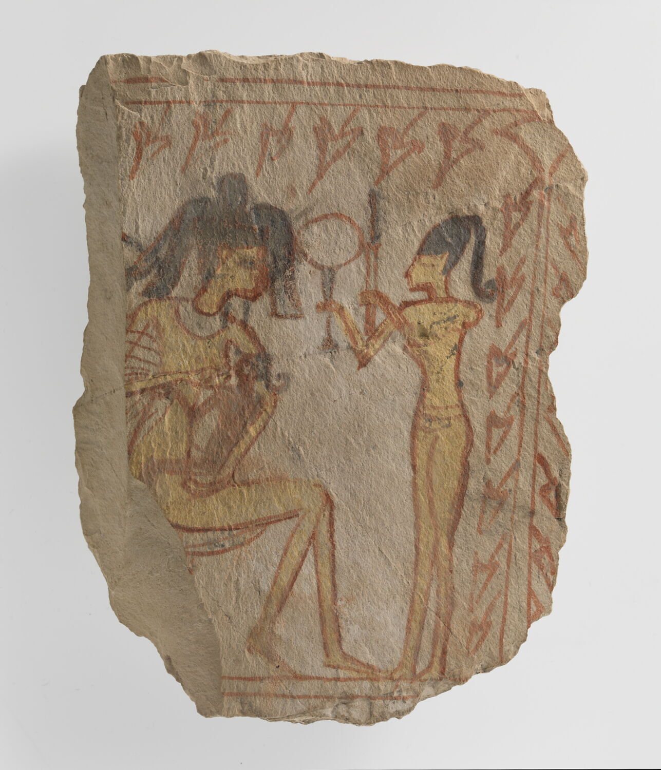 ostracon figuré, époque ramesside (attribution d'après style) (-1295 - -1069)