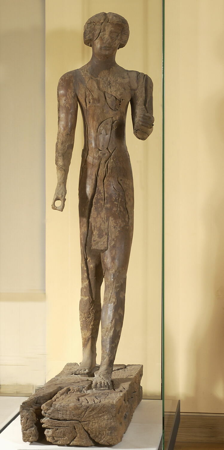Statue d'Hâpydjefaï, Khéperkarê Sésostris I (?) (contexte de fouilles) (-1944 - -1900)