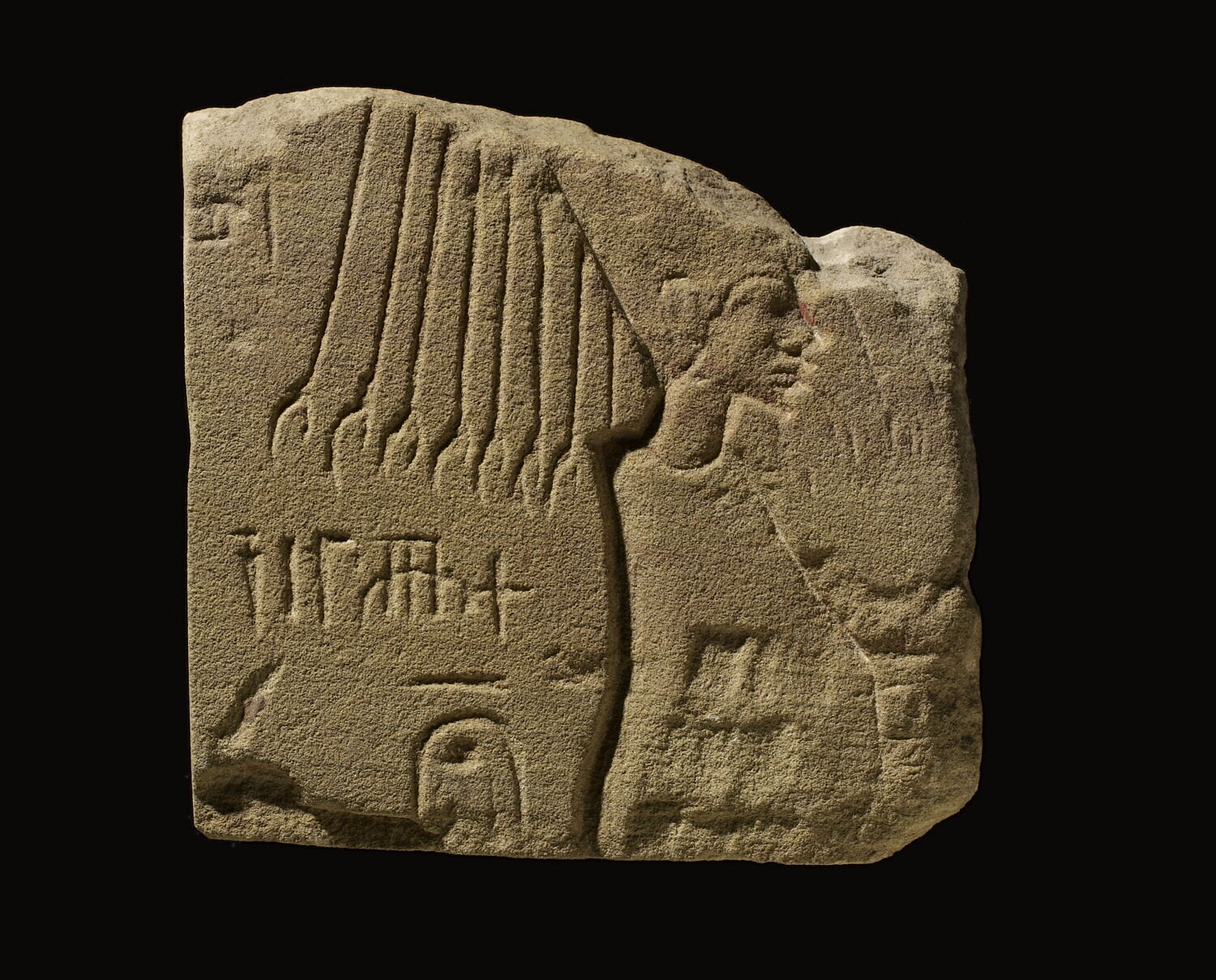talatate, Amenhotep IV Akhénaton (mention de règne) (-1349 - -1333)