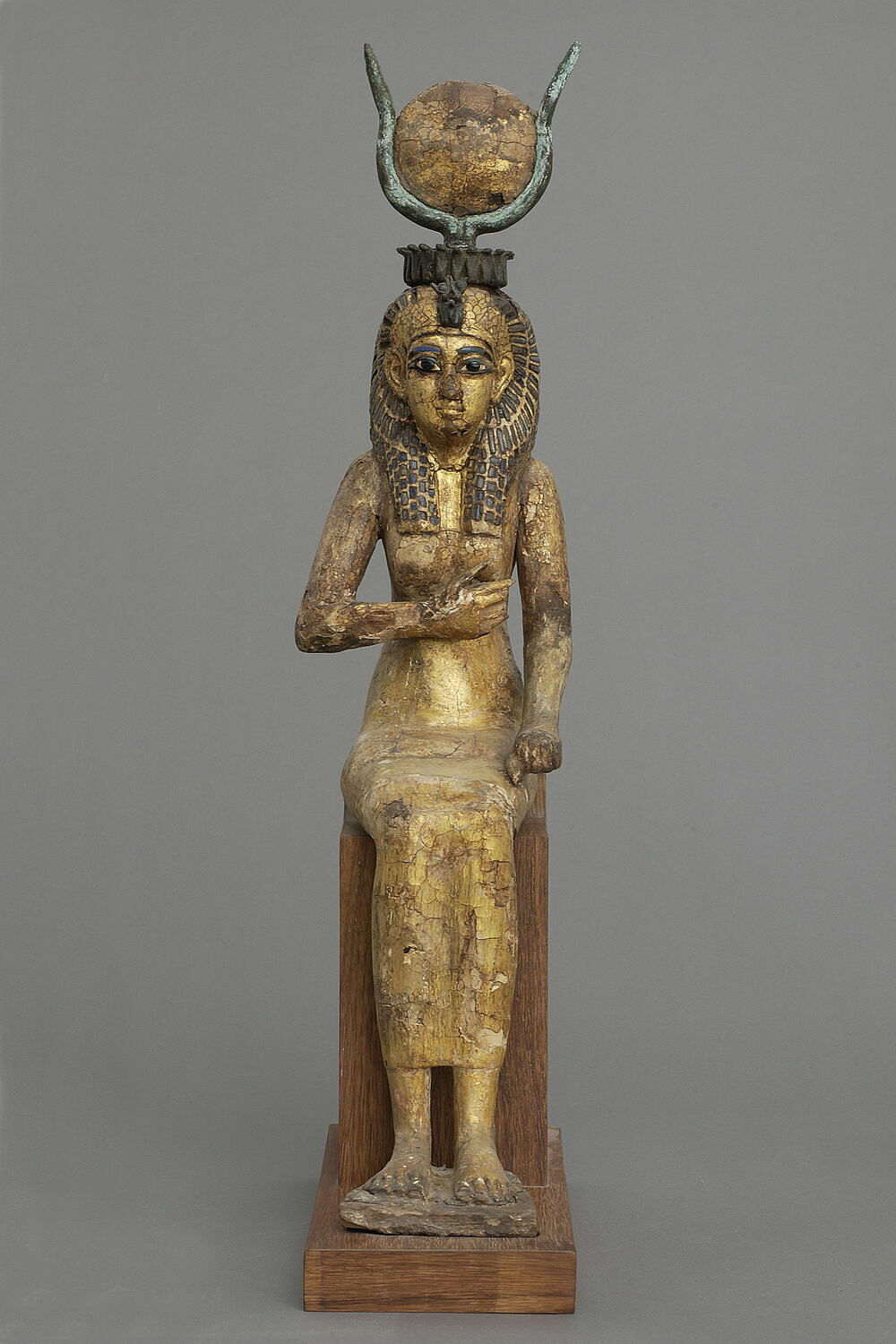 figurine d'Isis allaitant, époque ptolémaïque (attribution d'après style) (-332 - -30)