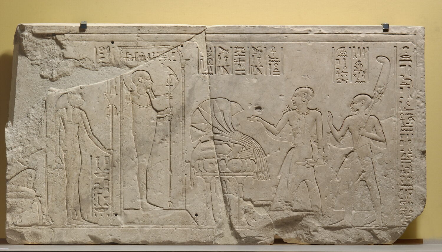 relief mural ; linteau, Hedjkheperrê Chéchonq I (inscription/dédicace/signature) (-943 - -922)