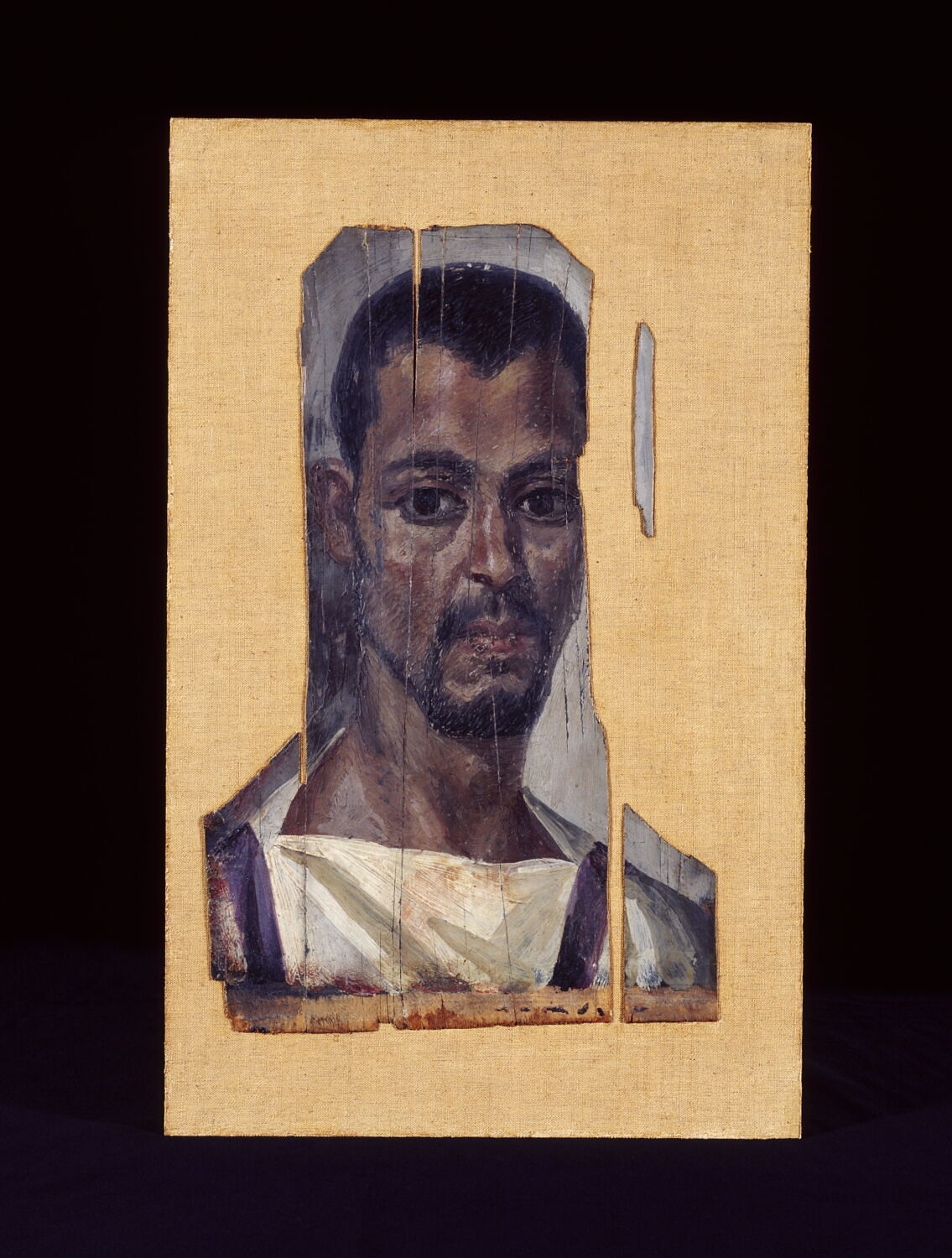 portrait de momie, époque romaine (attribution d'après style) (190 - 230)