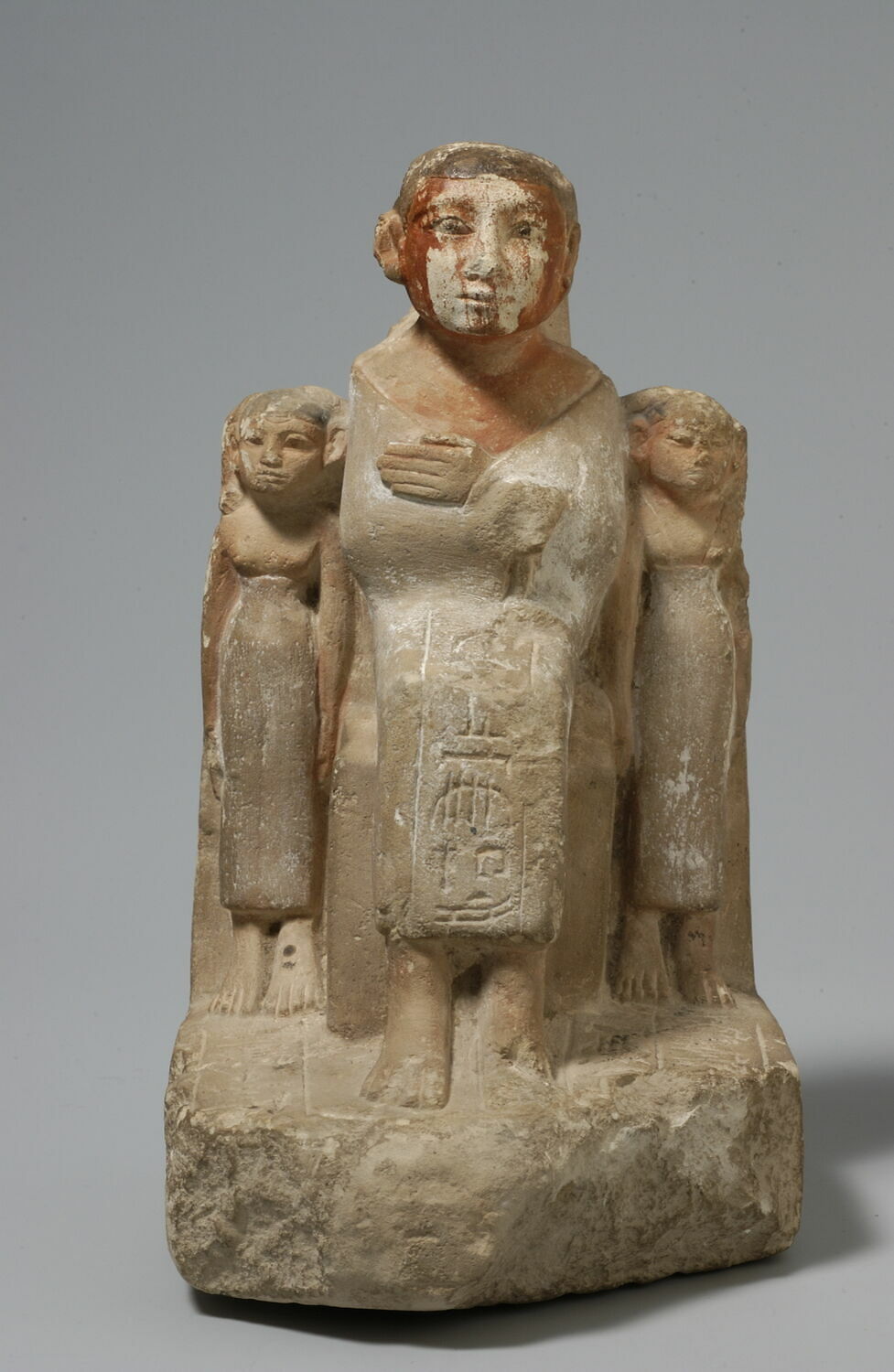 statue de groupe, fin XIIe dynastie ; XIIIe dynastie (attribution d'après style) (-1856 - -1680)