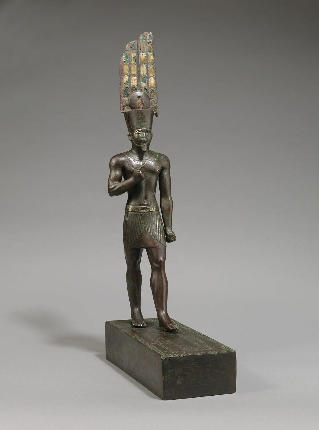 Figurine d'Amon, Basse Époque (attribution d'après style) (-664 - -332)