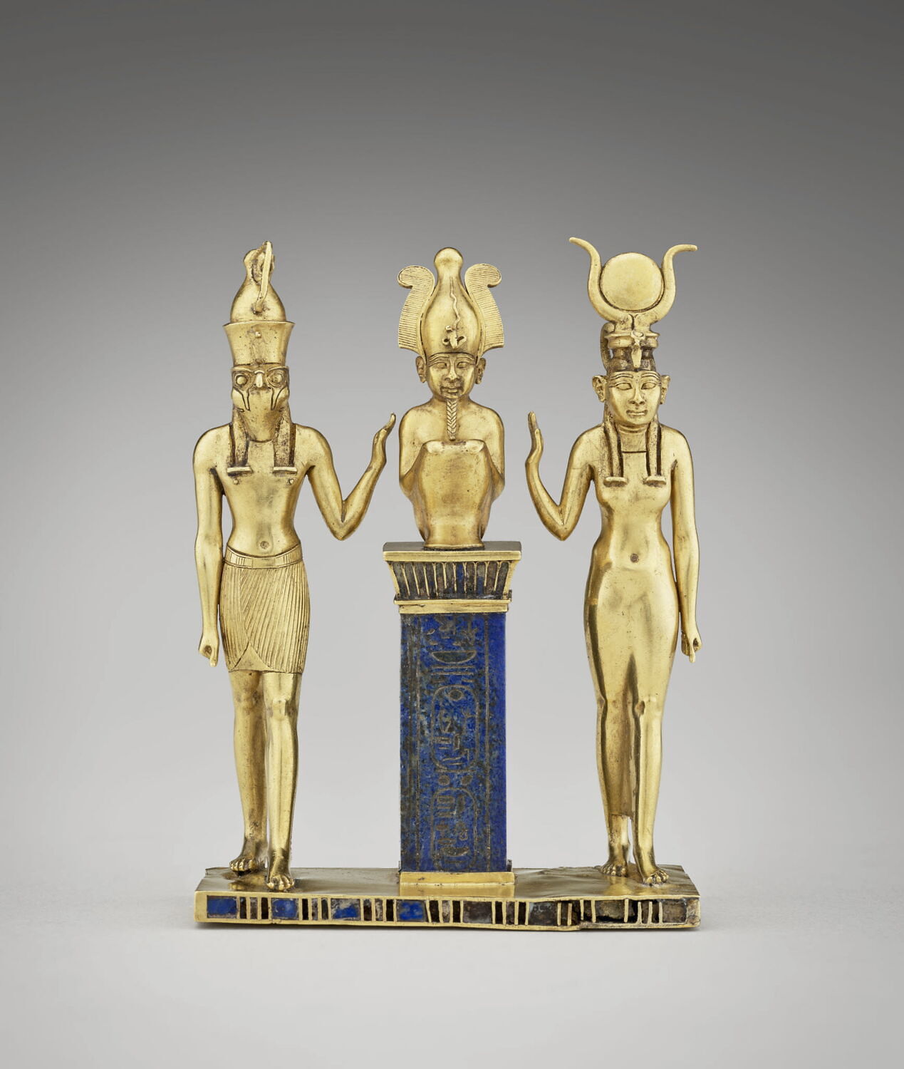 Triade d'Osorkon, Ousermaâtrê Osorkon II (inscription/dédicace/signature) (-865 - -830)