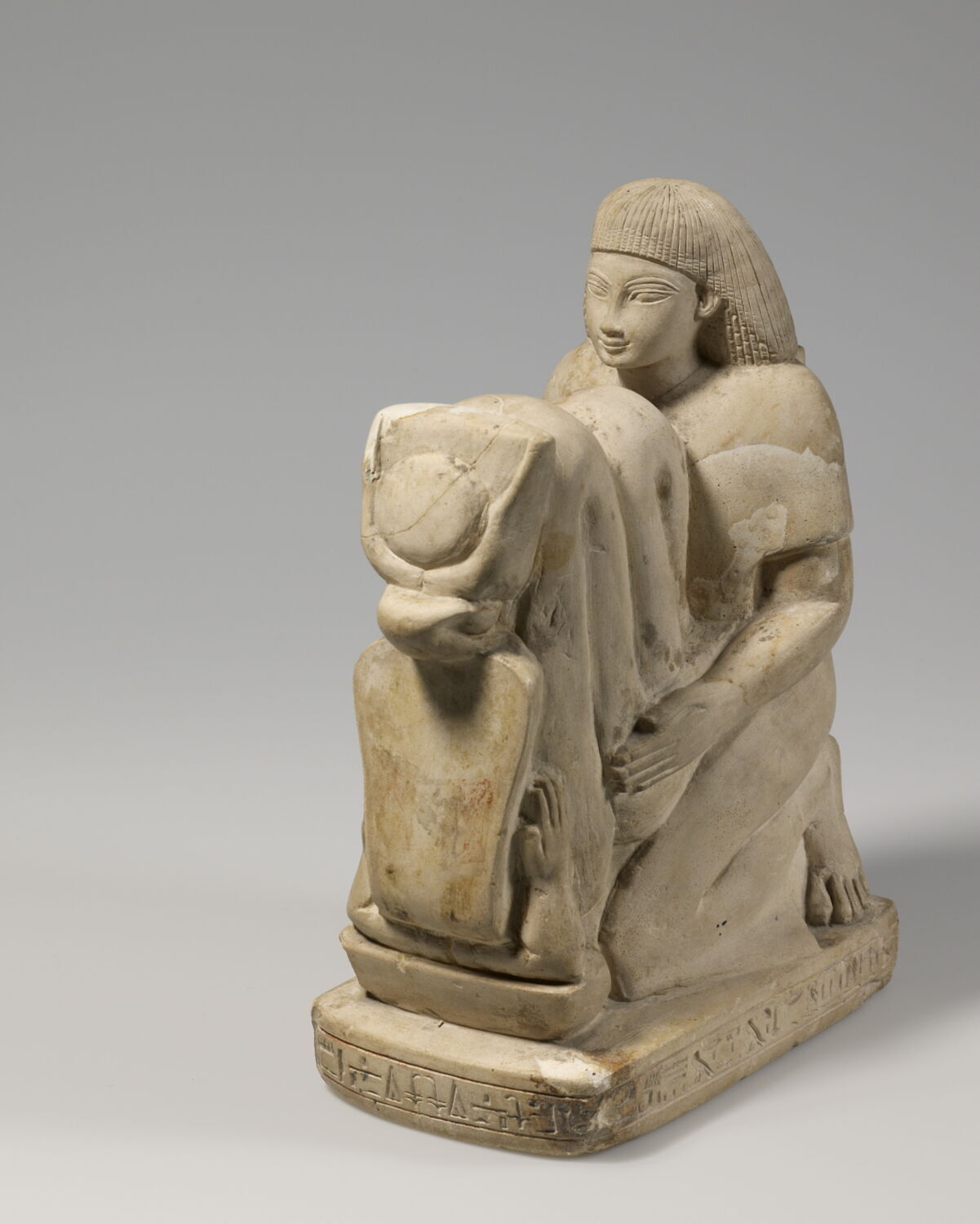 statue théophore, Amenhotep III (attribution d'après style) (-1388 - -1349)