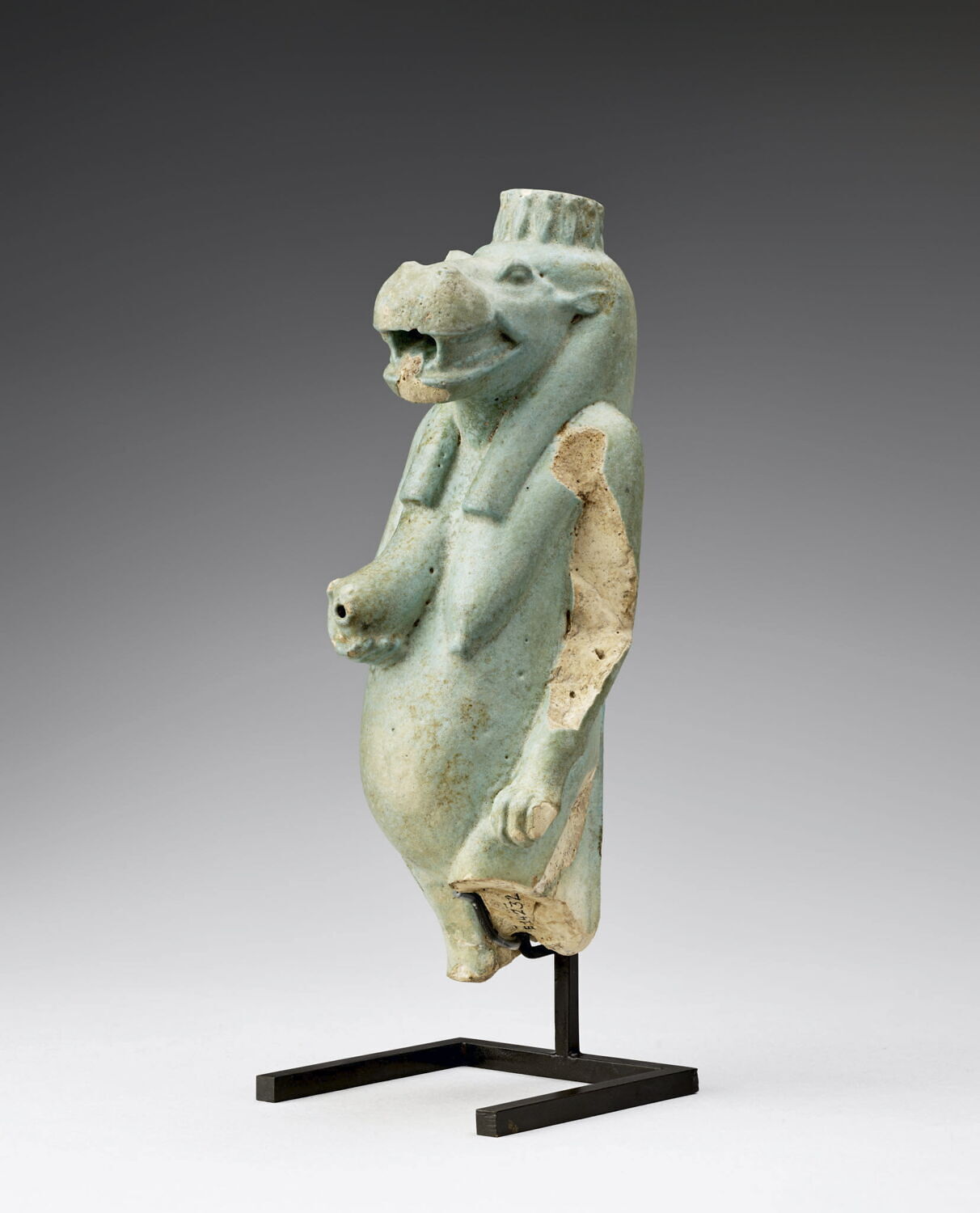 figurine ; vase plastique, XXVIe dynastie (attribution d'après style) (-664 - -525)