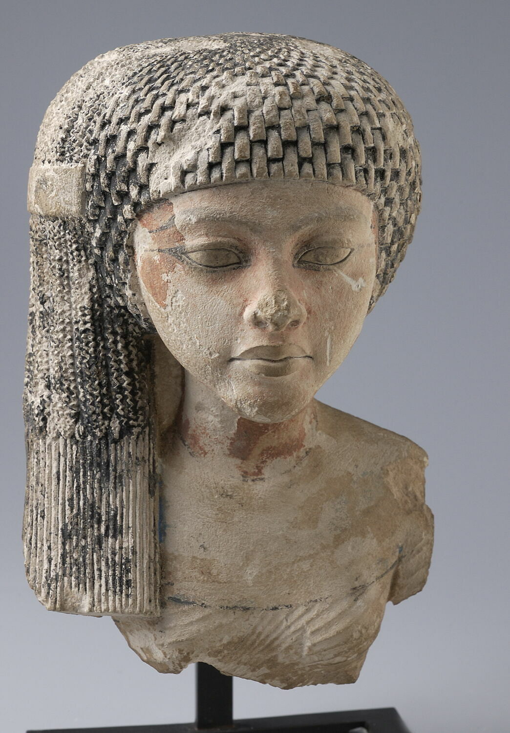 Tête de princesse amarnienne, époque amarnienne (attribution d'après style) (-1349 - -1330)