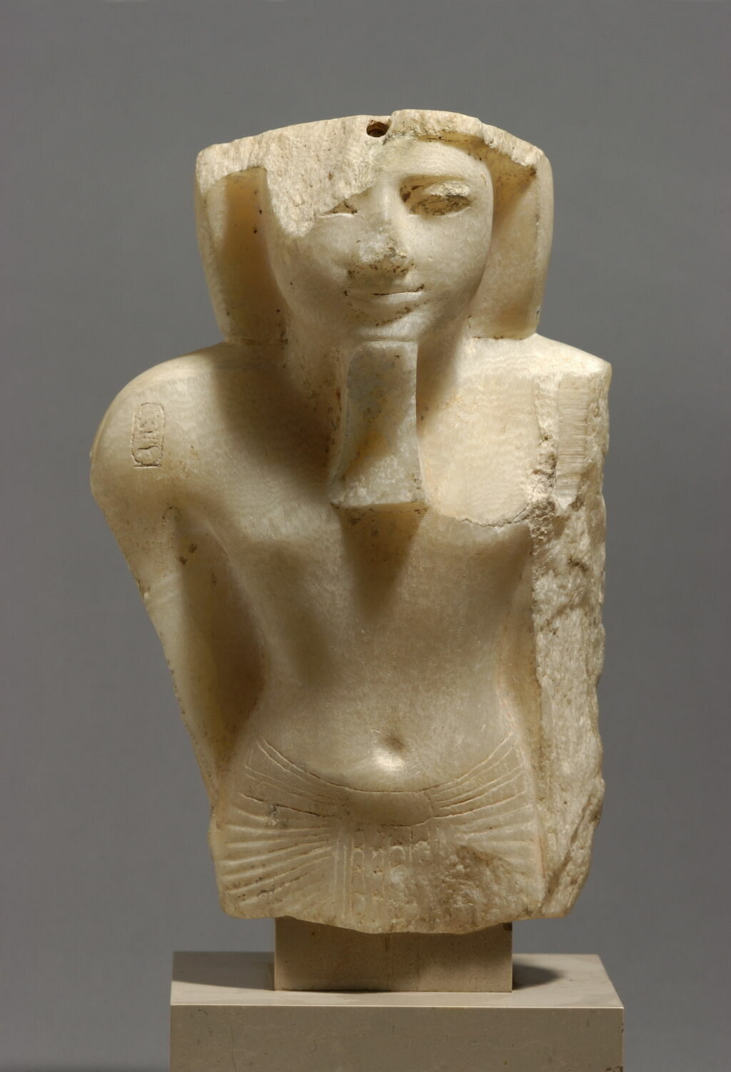 statue porte enseigne, Mérenptah (inscription/dédicace/signature) (-1212 - -1202)