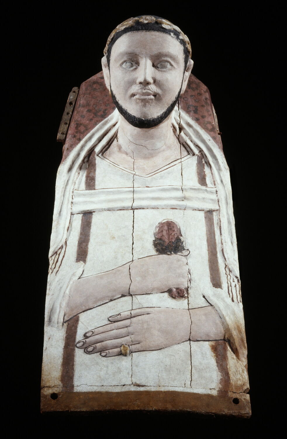 masque-plastron à dosseret, époque romaine (attribution d'après style) (200 - 299)