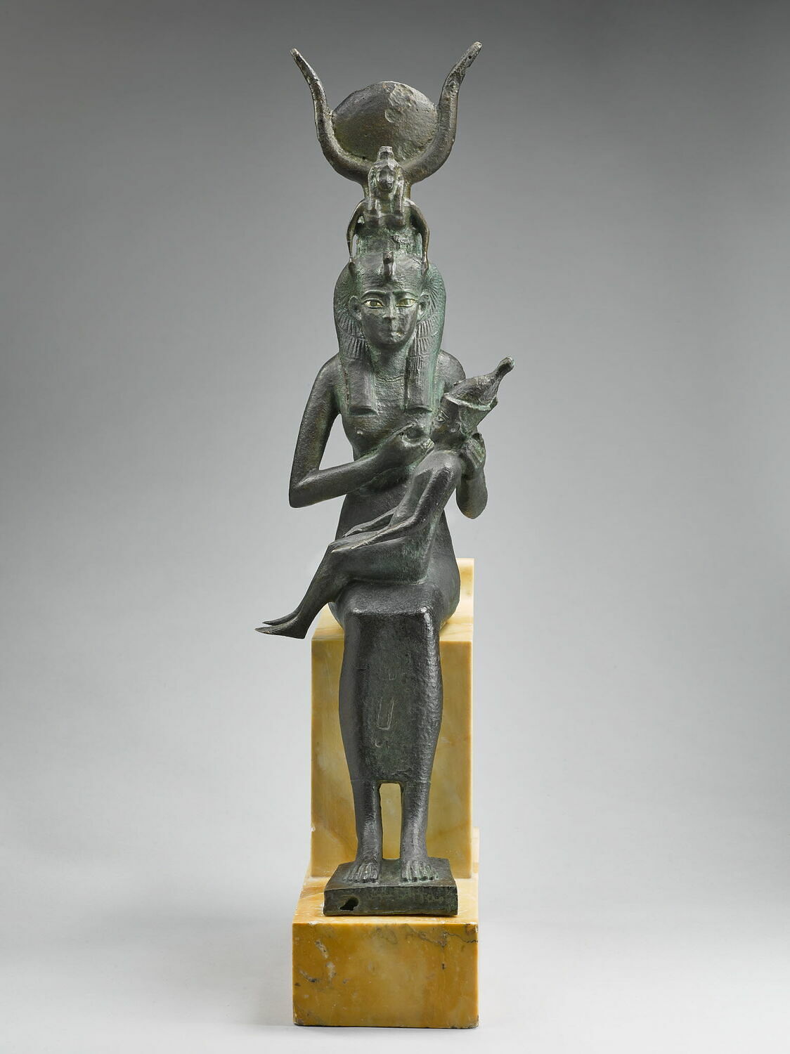 Figurine égyptienne Isis - Statuette Déco Antique, Occasion