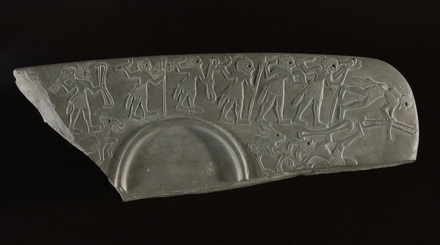 Palette de la chasse, Nagada III A-B (attribution d'après style) (-3200 - -3100)