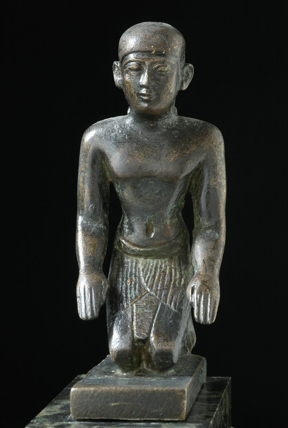 figurine de donateur, XXVIe dynastie ; Basse Époque (attribution d'après style) (-664 - -332)
