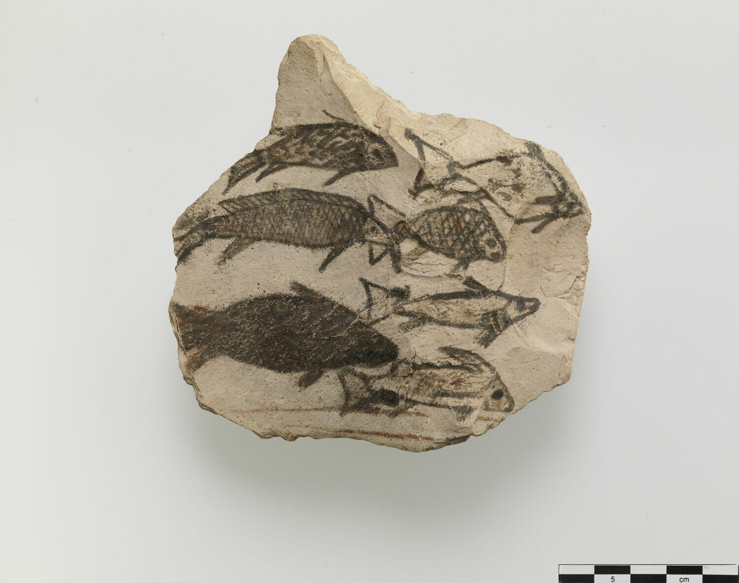 ostracon figuré, époque ramesside (contexte de fouilles) (-1295 - -1069)
