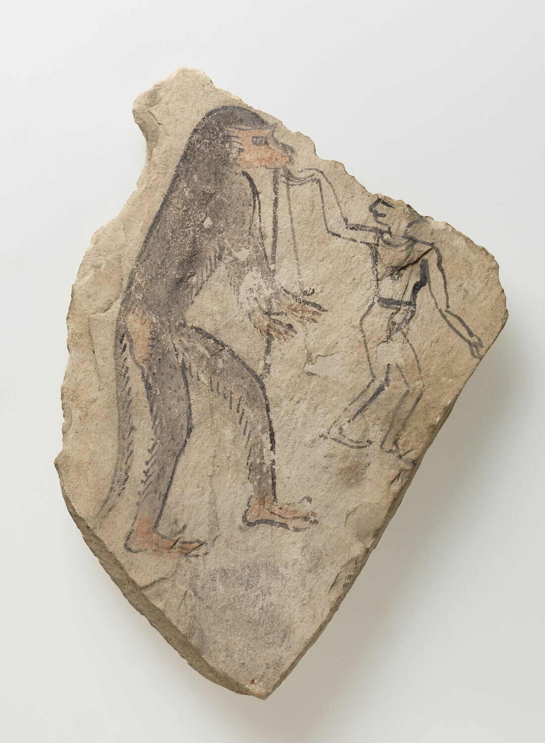 ostracon figuré, époque ramesside (attribution d'après style) (-1295 - -1069)