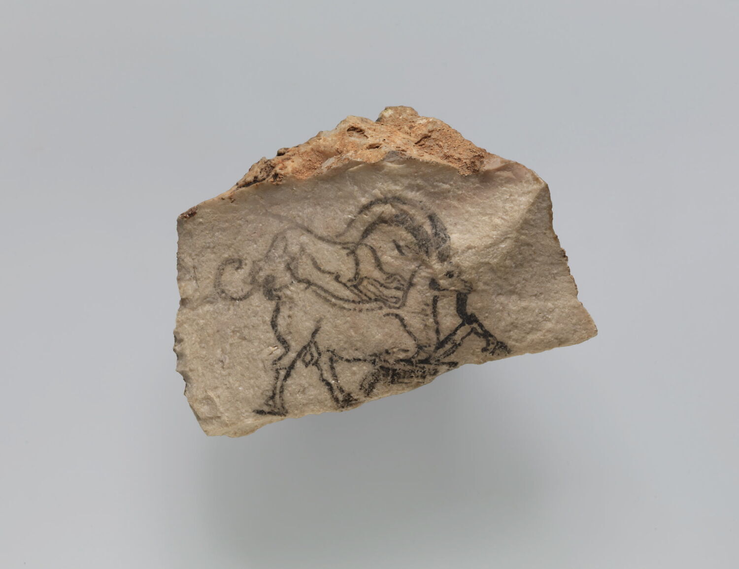 ostracon figuré, époque ramesside (attribution d'après style) (-1295 - -1069)