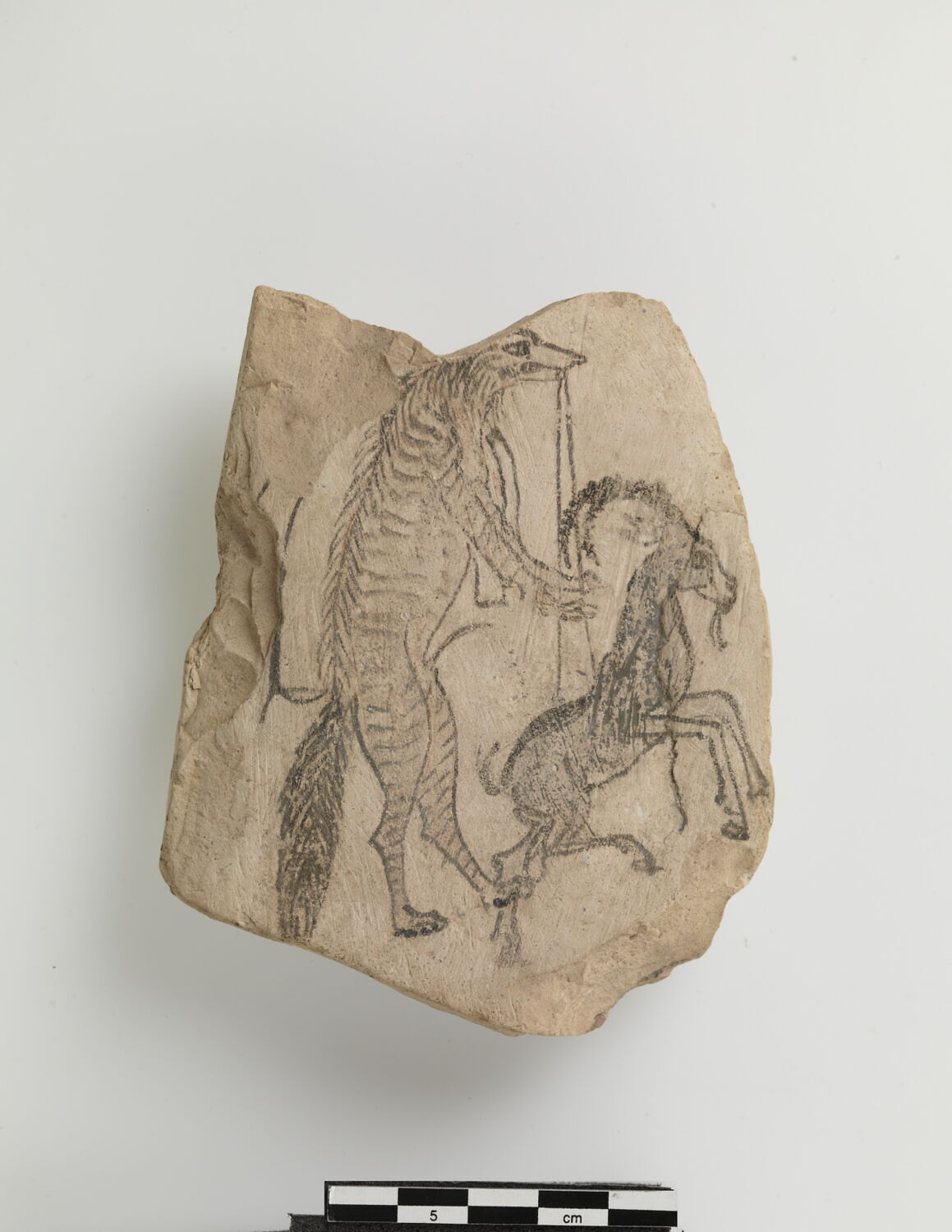 ostracon figuré, époque ramesside (-1295 - -1069)