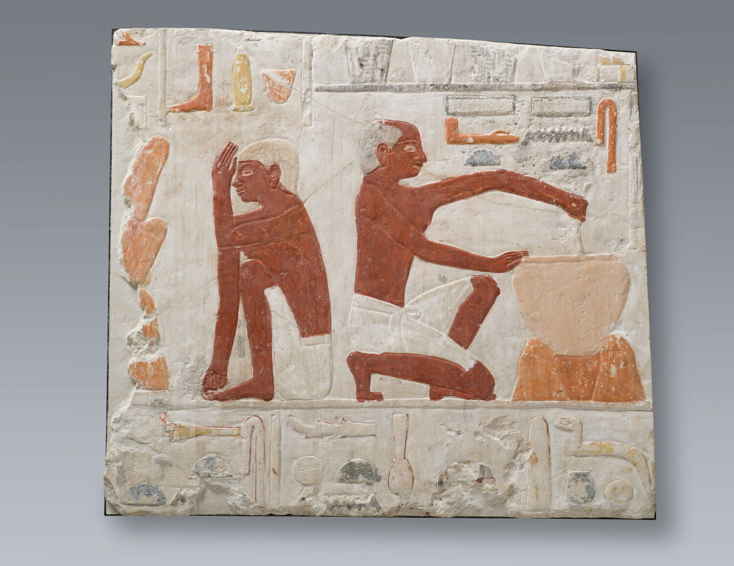 relief mural, Ve dynastie (?) (attribution d'après style) (-2545 - -2413)